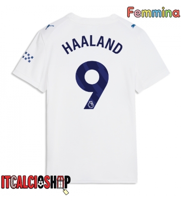 Manchester City Erling Haaland #9 Terza Maglia Femmina 2026-27 Manica Corta Manchester City Erling Haaland #9 Terza Maglia Femmina 2026-27 Manica Corta